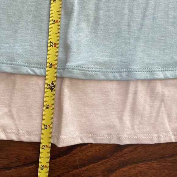 Pastel coloured swingy tunic top in size S - Picture 5 of 5